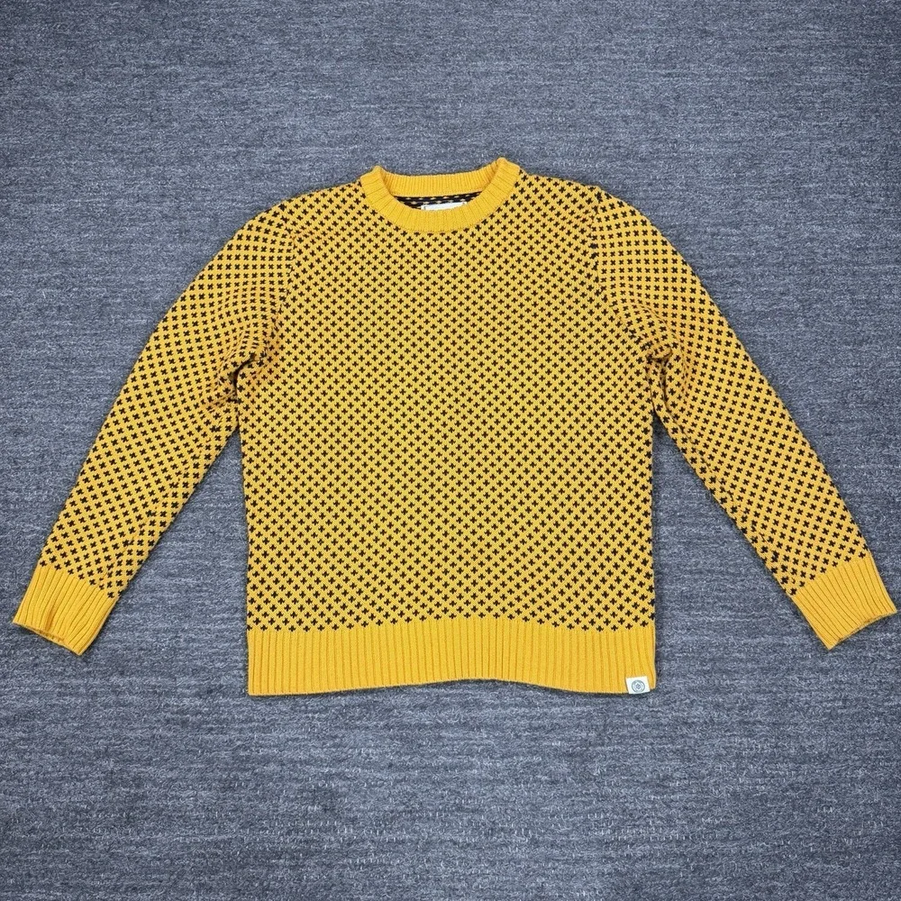 Long Wharf Supply Co. Edgartown SeaWell Crew Marigold Sweater Men XL Fisherman